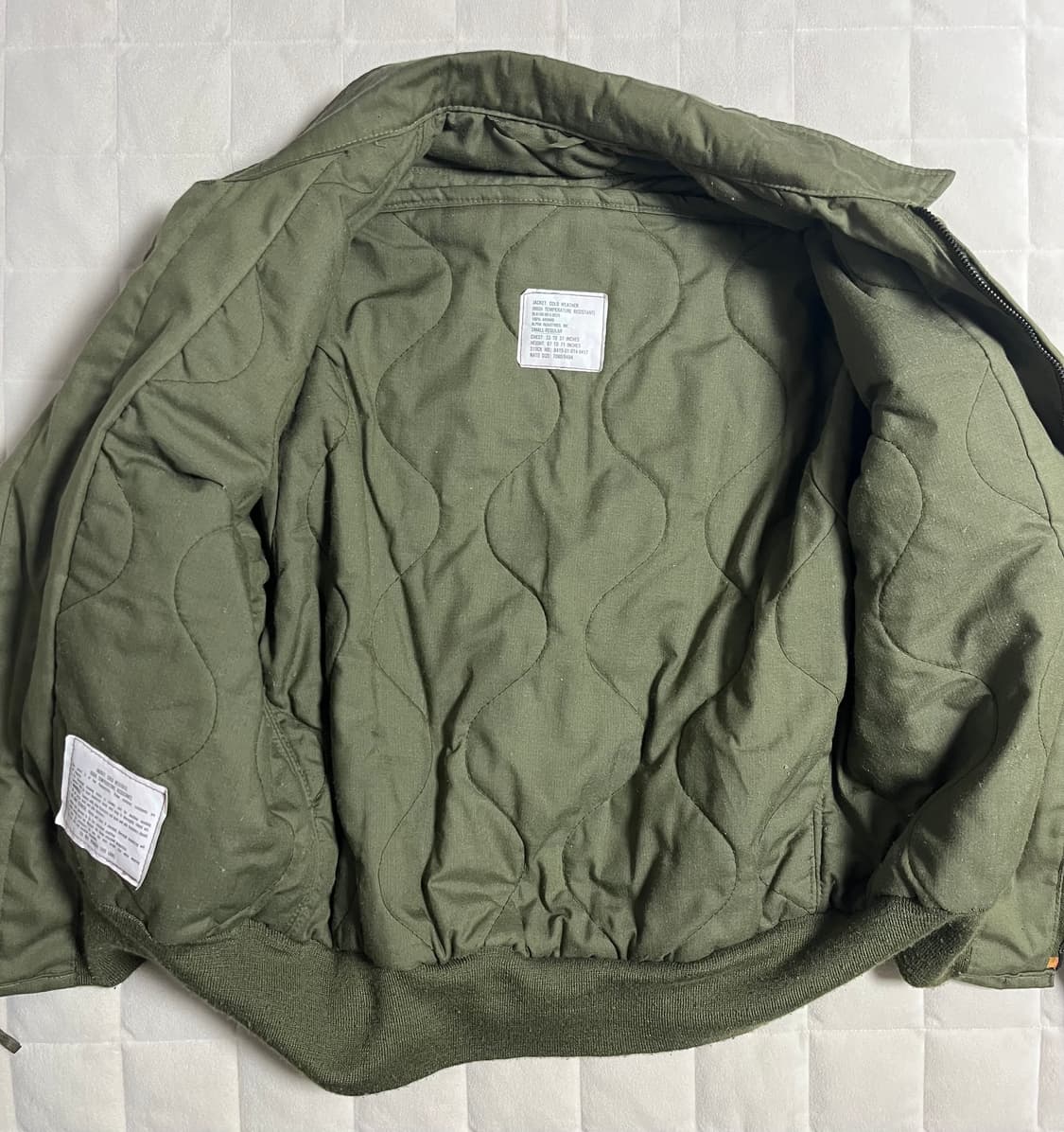 [S-R] 80s 미군 오리지널 cvc 탱커자켓 상품이미지3