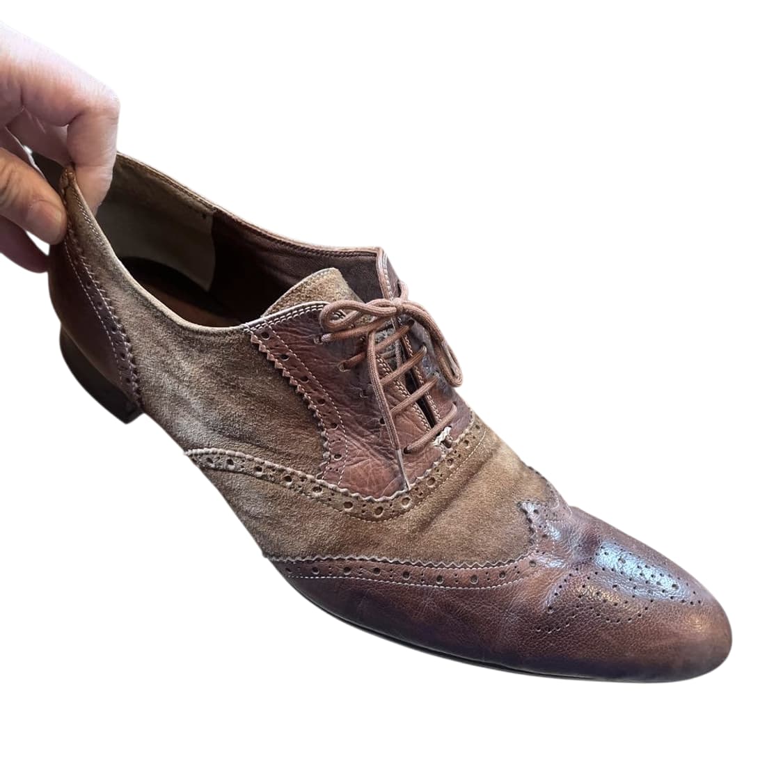 미하라 야스히로 가죽 빈티지 윙팁슈즈 상품이미지8