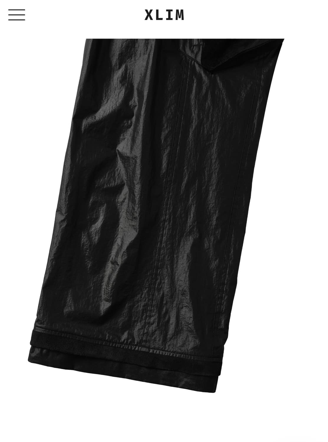 EP.7 04 TROUSERS COLOR : GLOSSY BLACK 상품이미지6