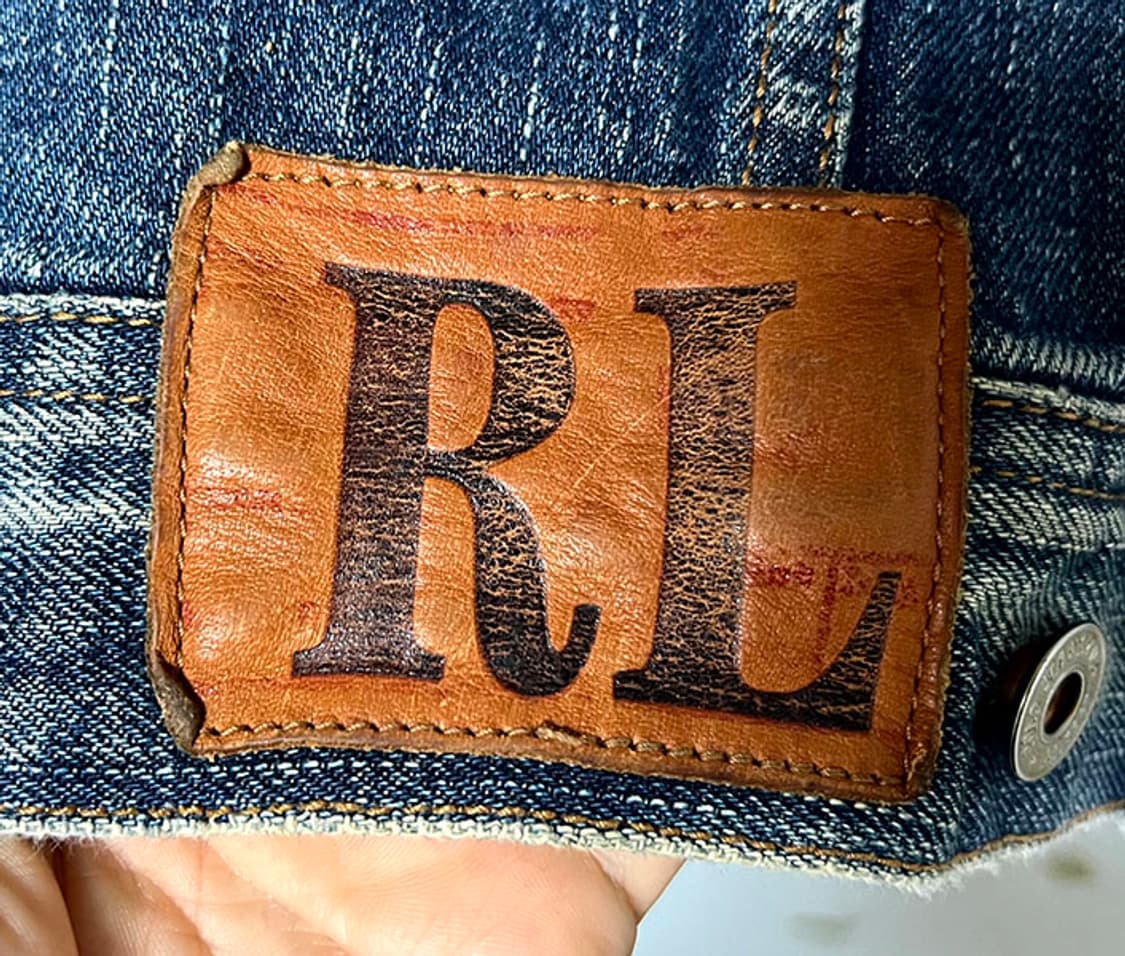 폴로 진스 디스트로이드 남자 데님자켓 트러커 춘추 청자켓 M 95-100 상품이미지3