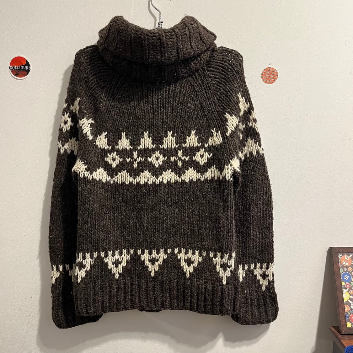 빈티지 울 숄카라 코위찬 상품이미지2