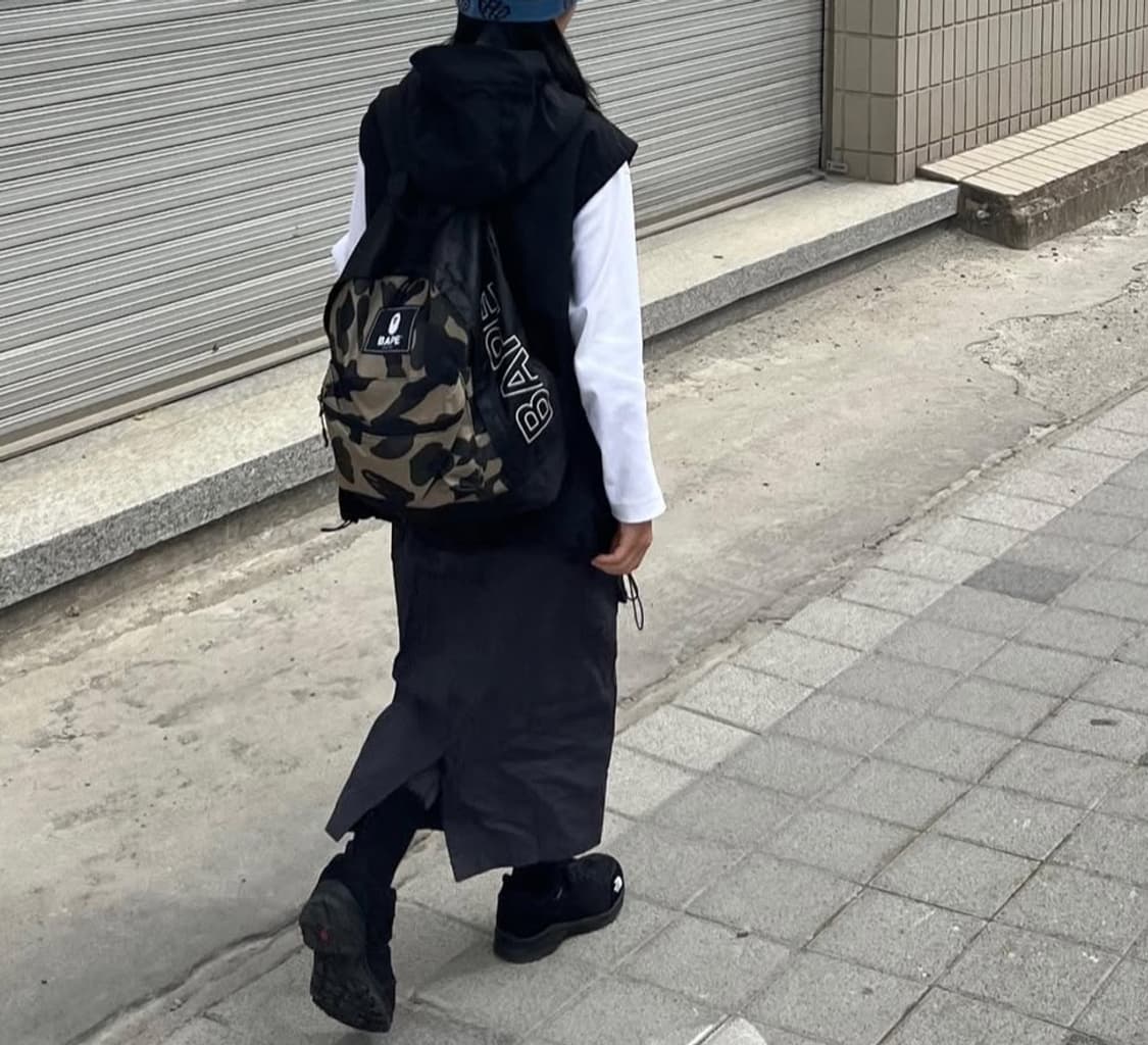 베이프 가방 백팩 (키링 포함) 새상품 정품 상품이미지1