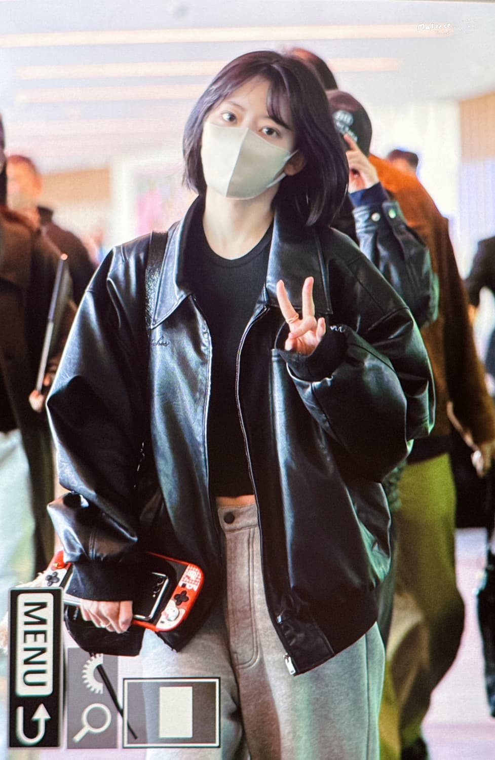 Youhee 레더자켓 LOOSE FIT LEATHER JUMPER BLA 상품이미지4