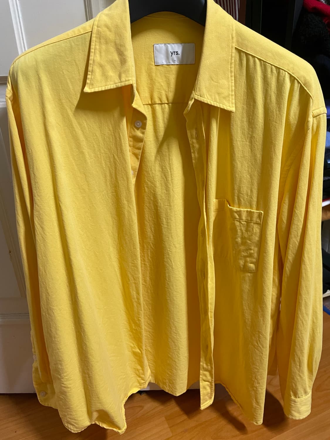 이얼즈어고 포이카 옐로우 셔츠 2사이즈  상품이미지1