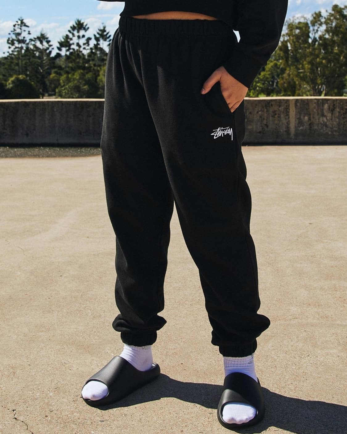 스투시 로고 조거 팬츠 트레이닝팬츠 남여공용 병행수입 새상품 상품이미지1