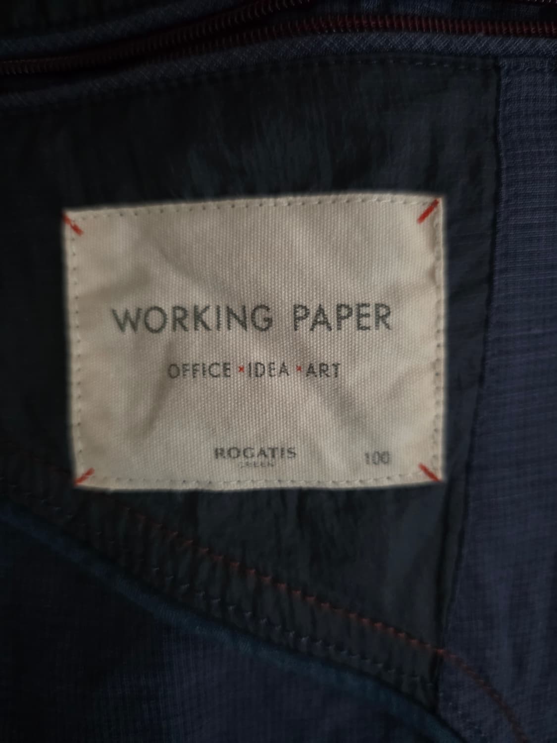 로가디스 (ROGADIS) 언콘 밴드 카라 린넨.코튼 블루 자켓 (100 상품이미지9