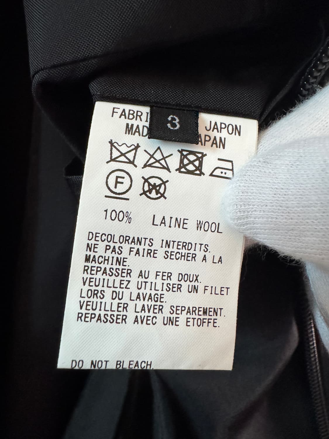 Y’s 요지야마모토 23SS 블루종(남녀공용) 상품이미지3