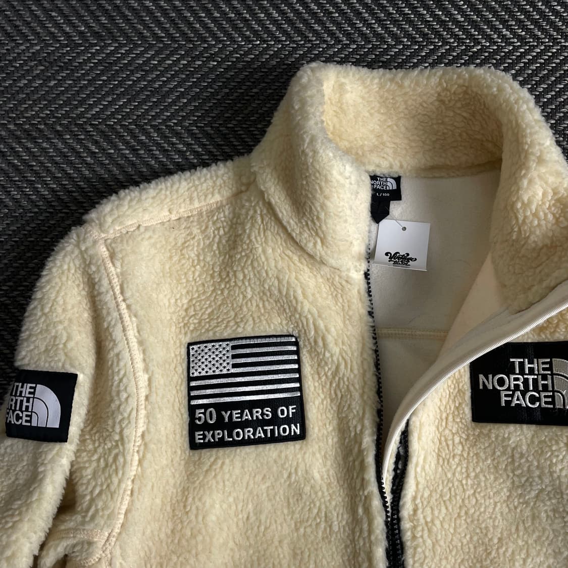 노스페이스 스노우 플리스 자켓 베이지y 3658 상품이미지5