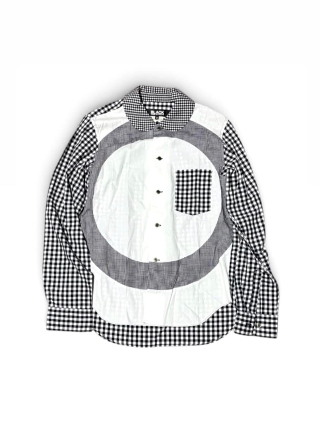 꼼데가르송블랙 서클패치워크셔츠 상품이미지3