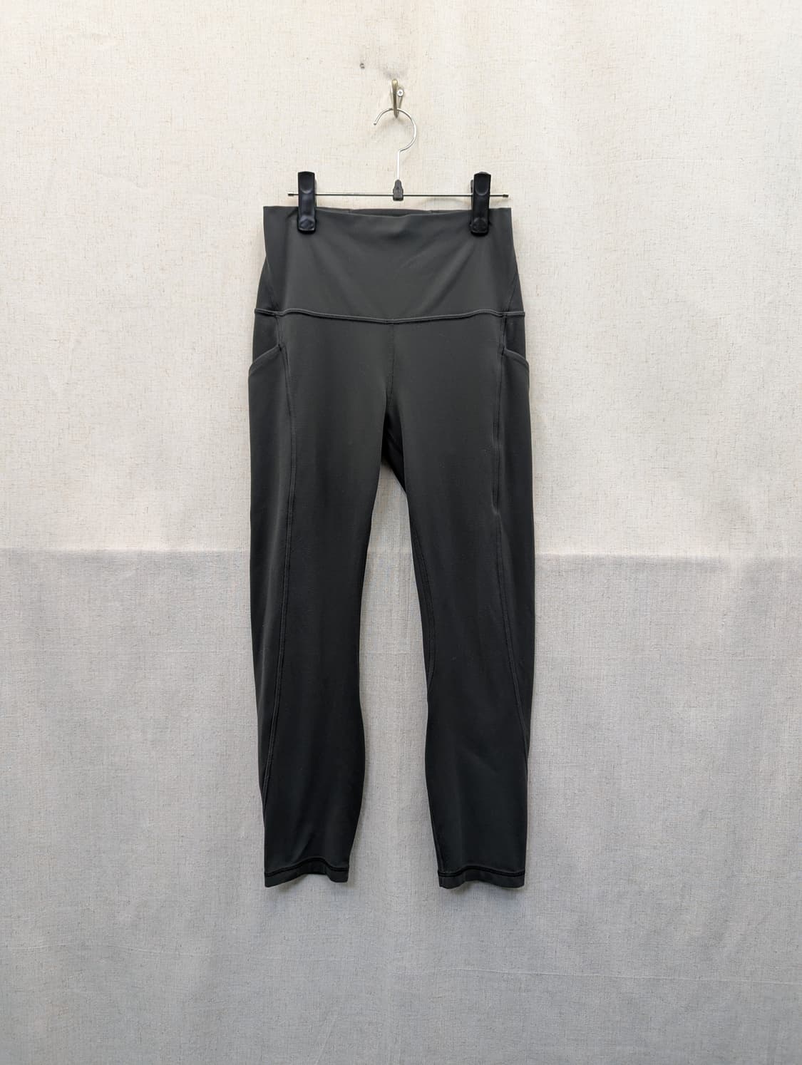 룰루레몬 블랙 캡 레깅스 요가 운동복 상품이미지1