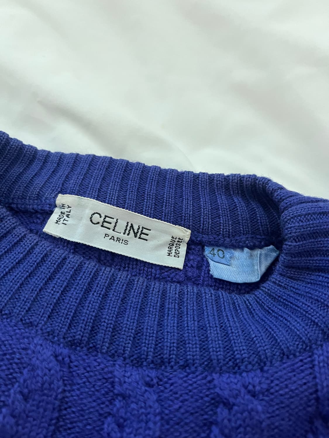 셀린느 정품 보라 니트 상품이미지2