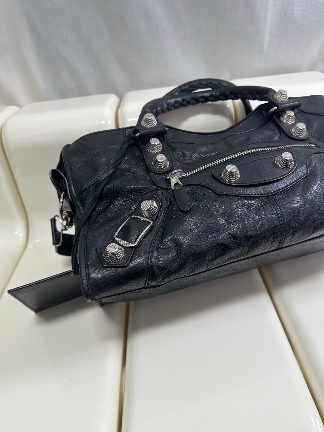 [A 정품] 발렌시아가 자이언트 시티 모터백 파트타임 상품이미지5