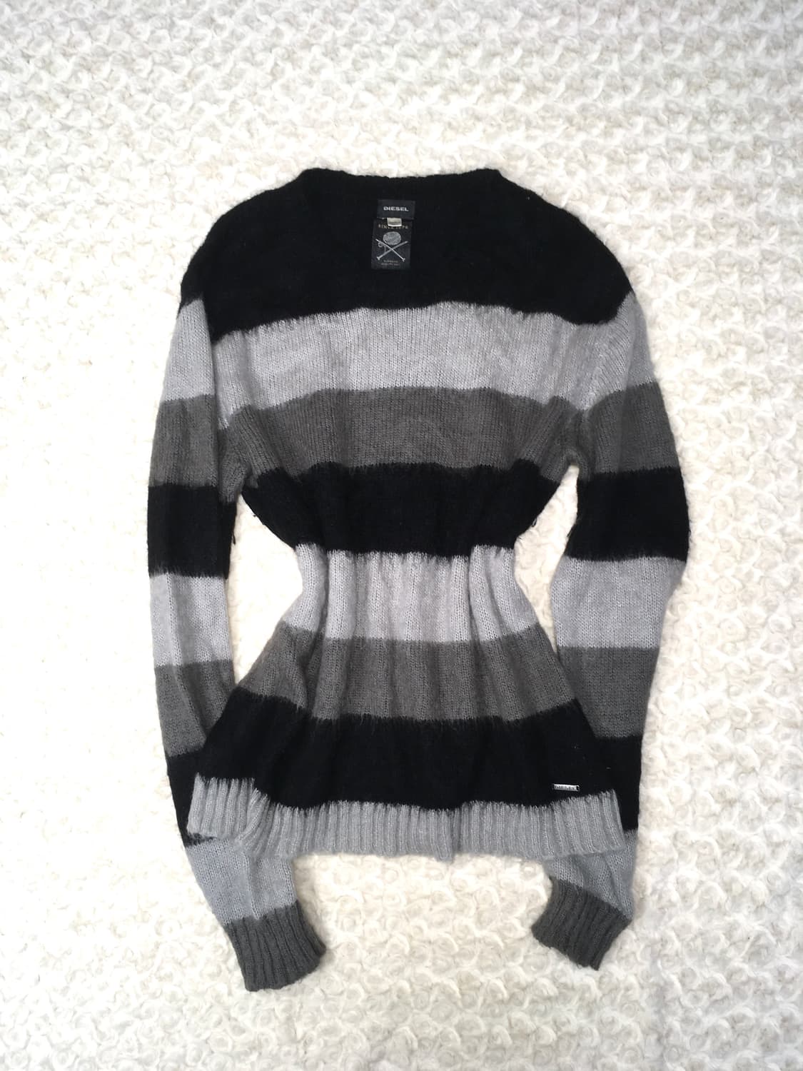 Diesel italy unisex stripe long knit 상품이미지1
