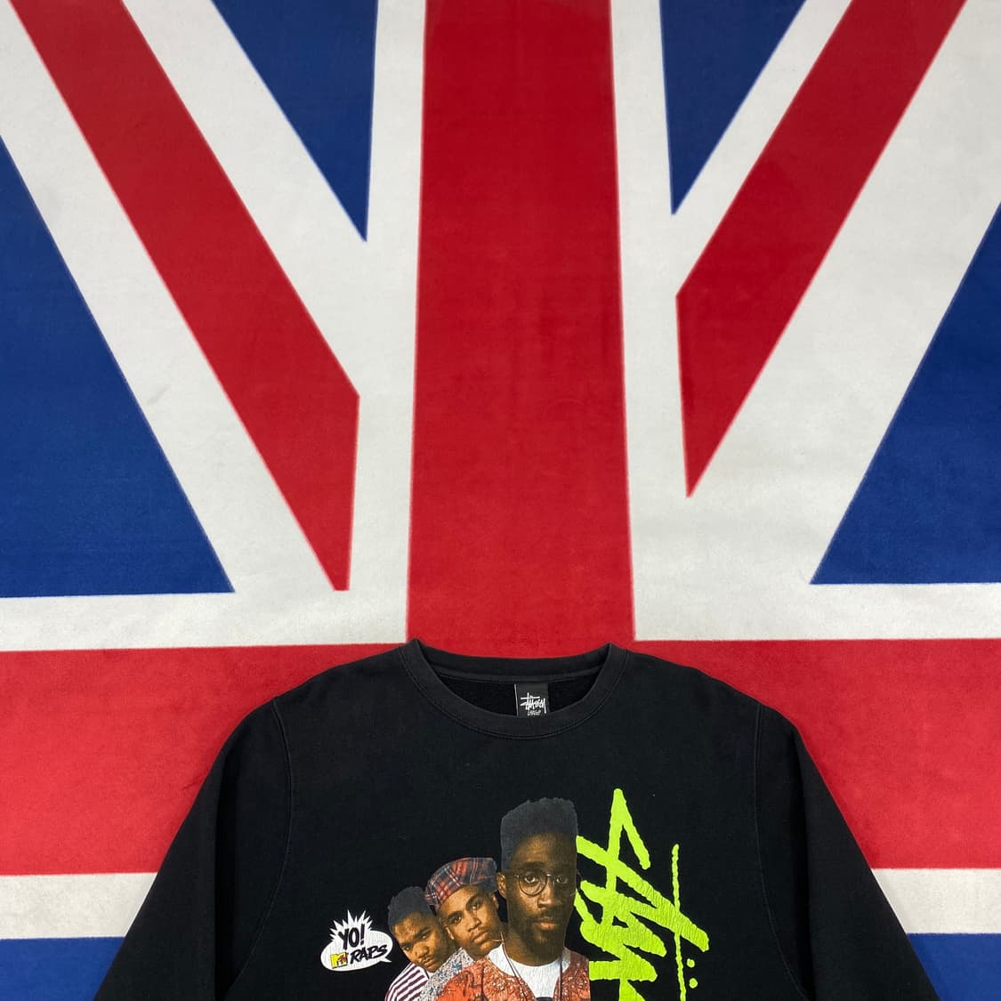 스투시 x YO Mtv Raps 맨투맨 L 상품이미지2