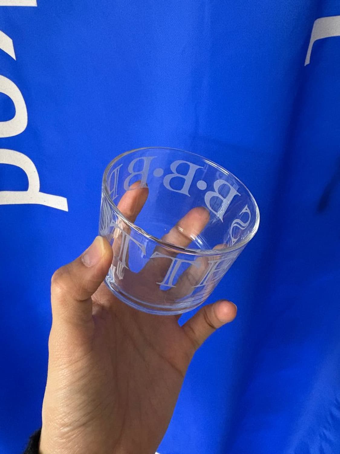 LOGO GLASS CUP 로고 유리컵 상품이미지2