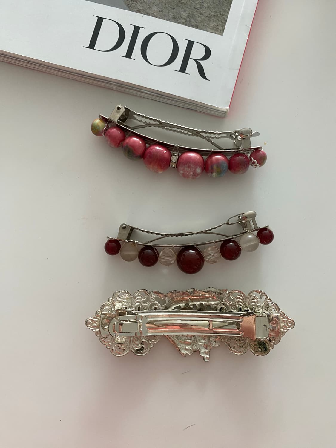 빈티지 헤어핀 3종세트 상품이미지2