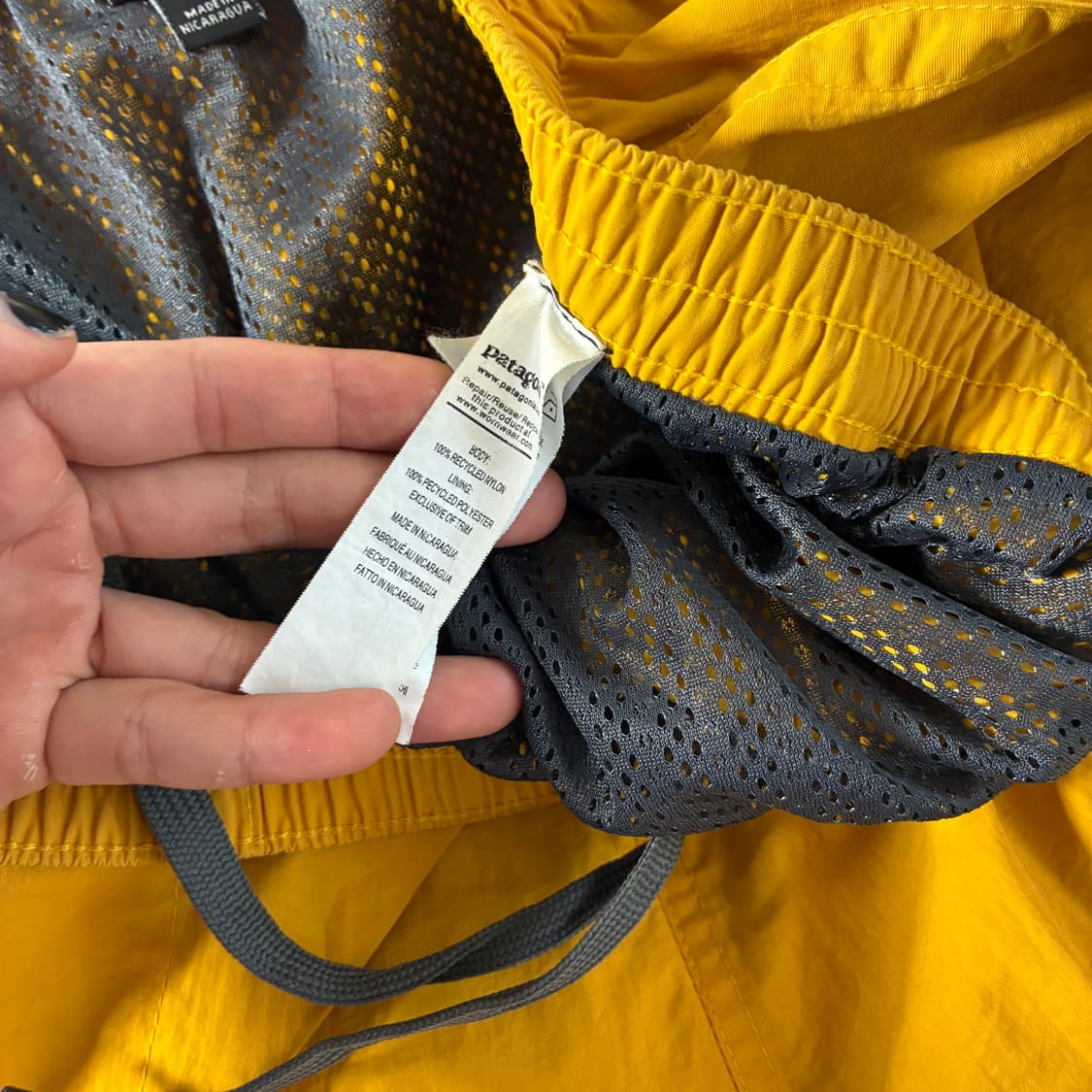 Patagonia  파타고니아 배기스 머스타드 쇼츠 하프팬츠 상품이미지6