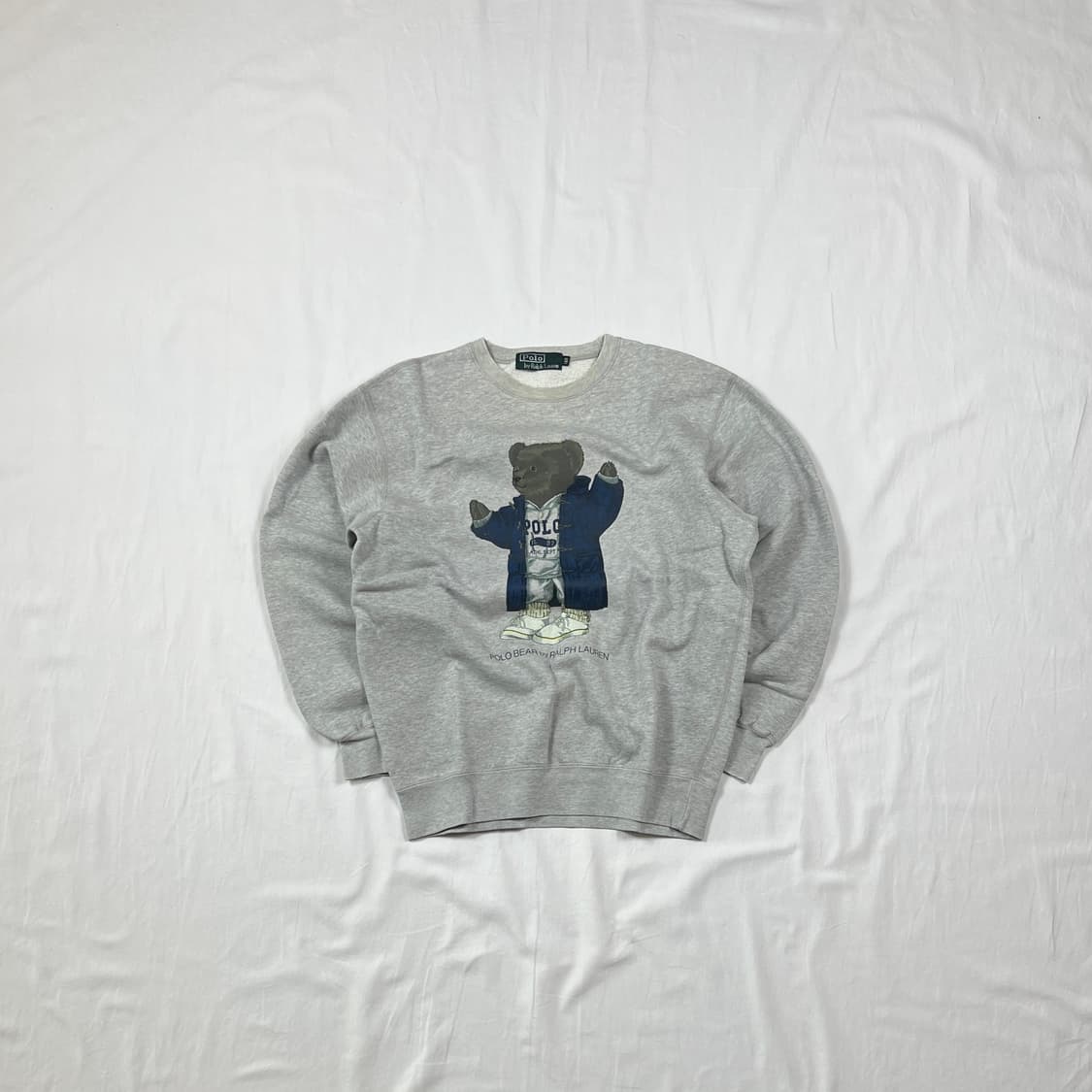90‘s 92년도 폴로랄프로렌 polo 베어 fl92 맨투맨 상품이미지1