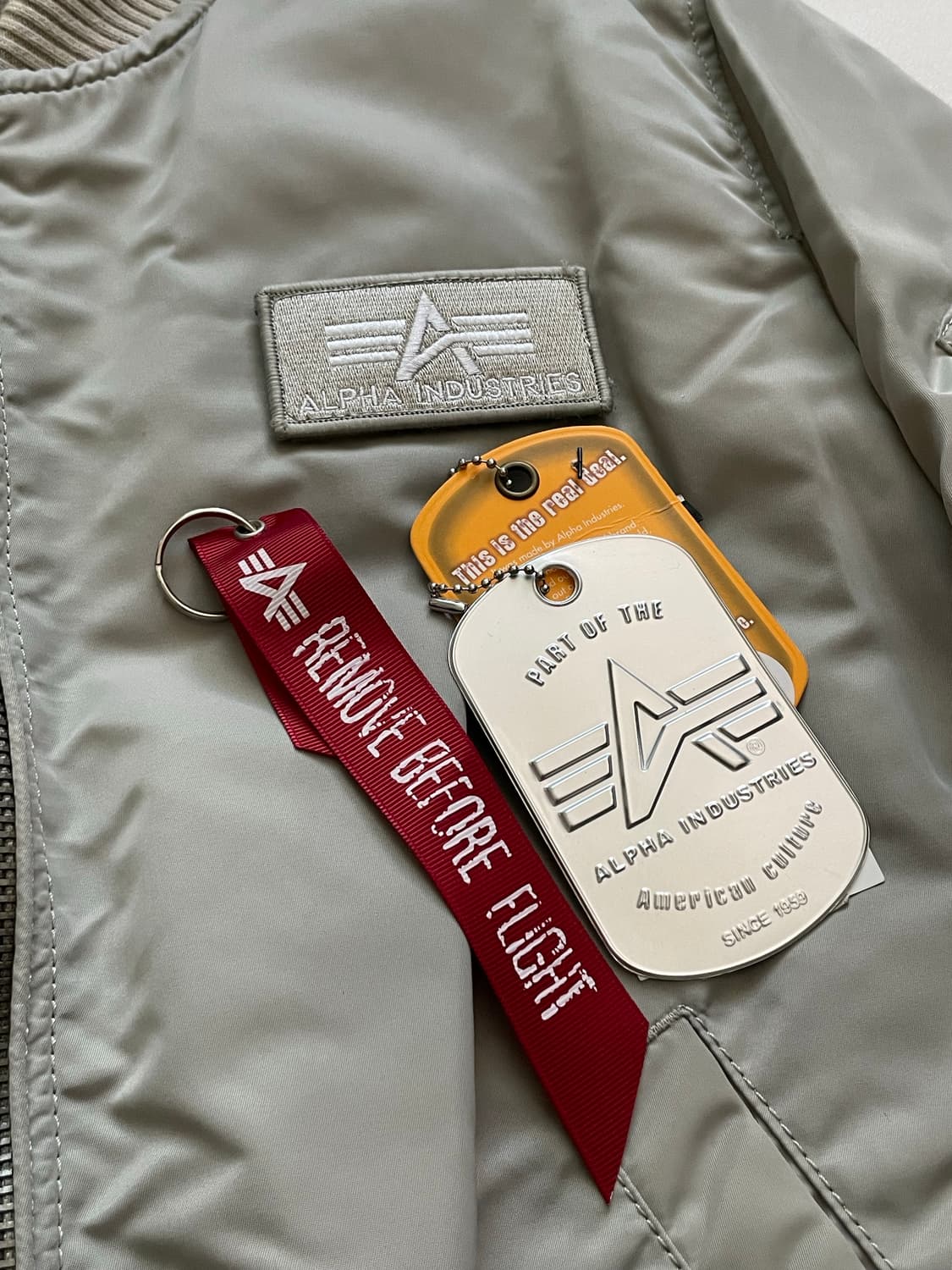 알파인더스트리 MA-1 항공 점퍼 자켓 건메탈 실버 상품이미지2