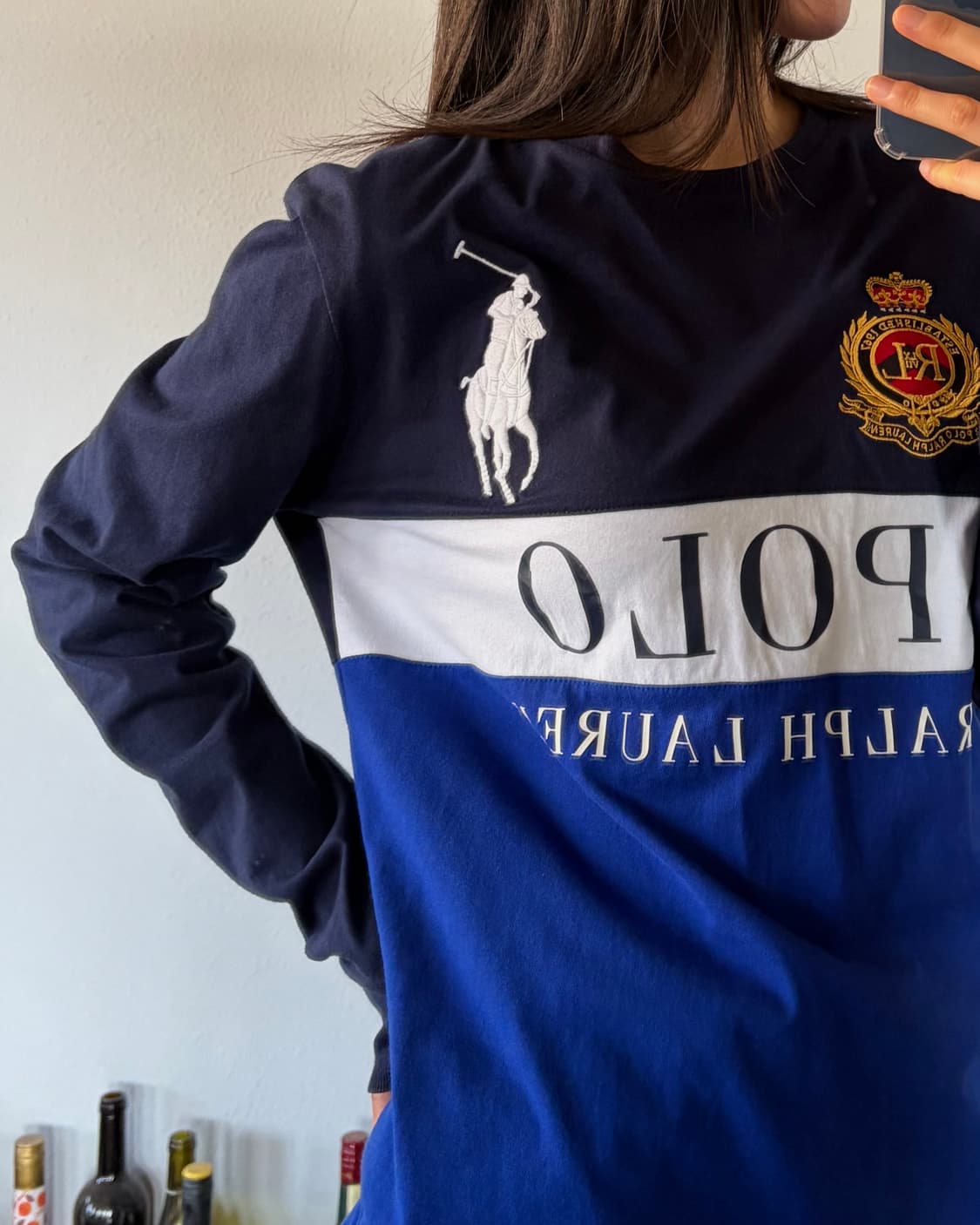 [S]폴로 랄프로렌 빅포니 크라운 스펠아웃 롱 슬리브 상품이미지1