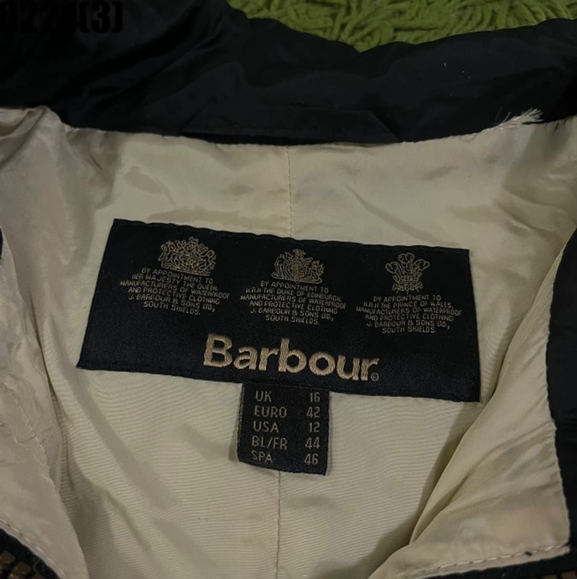 바버 퀼팅 점퍼 자켓 상품이미지3