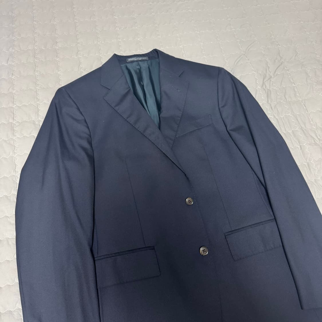 폴로 랄프로렌 울 100 네이비 블레이저 자켓 스포츠코트 40R 상품이미지2