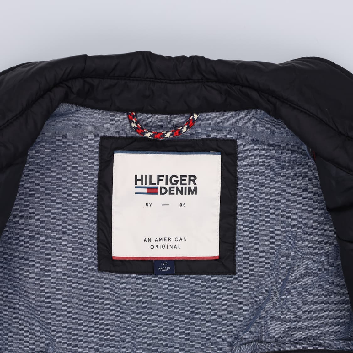 L 타미힐피거 매트 베이직 퀄팅 카라 점퍼 4150 상품이미지5