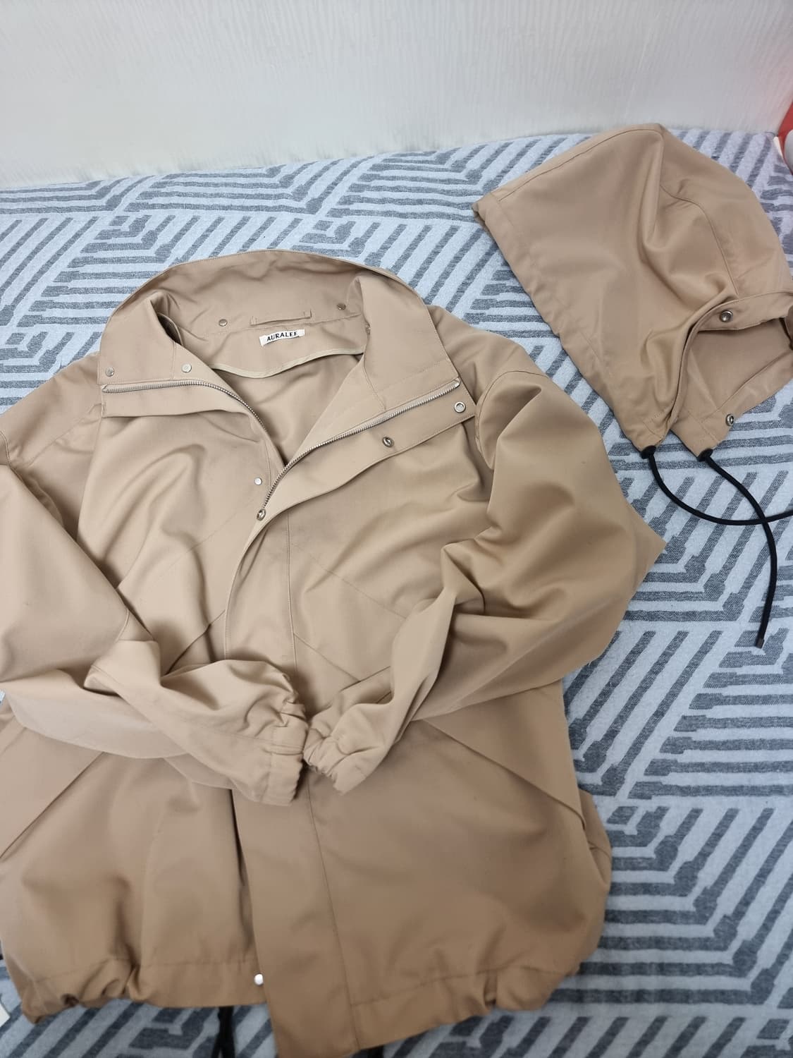 auralee 오라리 캔버스 후드 23ss 베이지 3size 상품이미지2