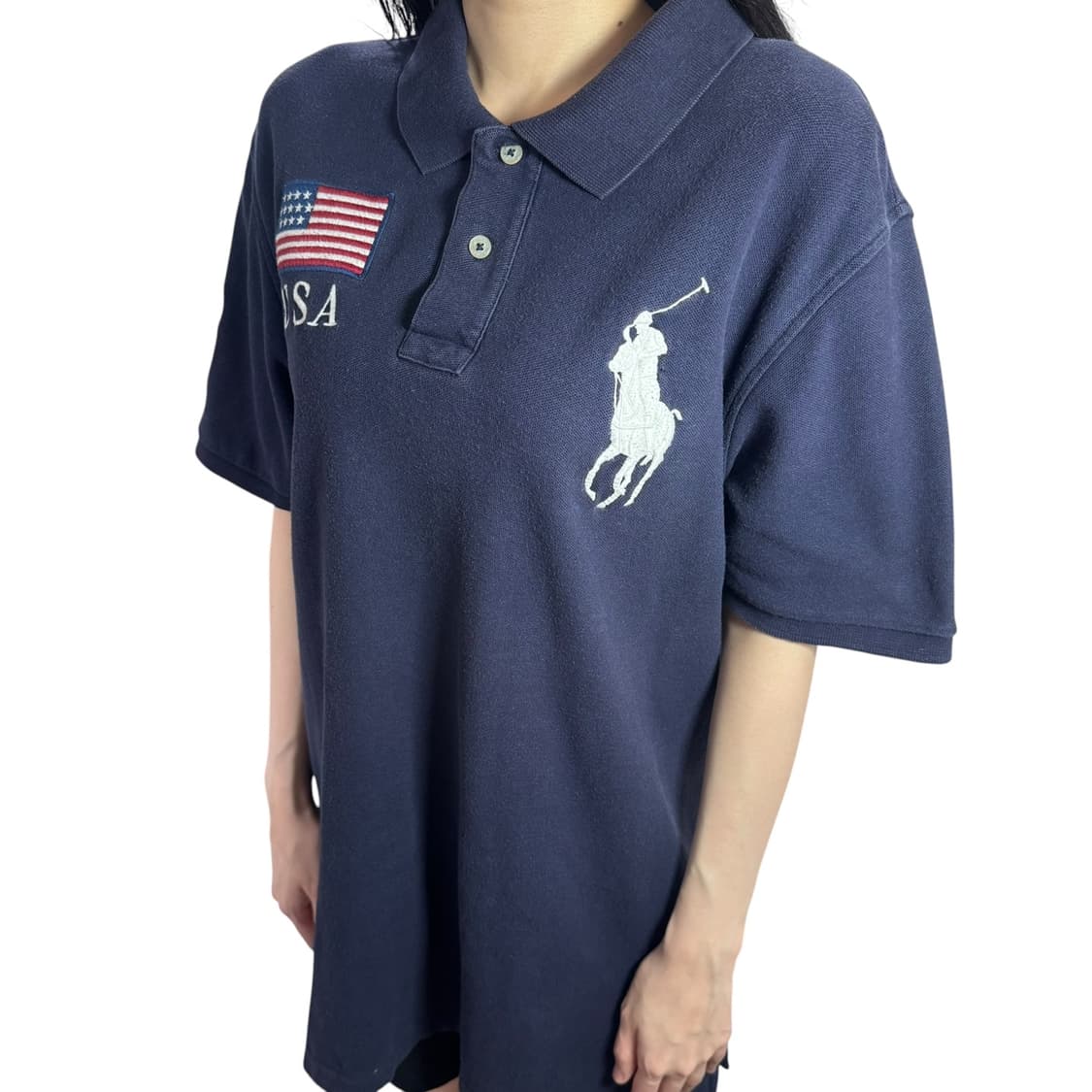 폴로 랄프로렌 치프키프 USA 빅포니 네이비 반팔카라티 상품이미지2
