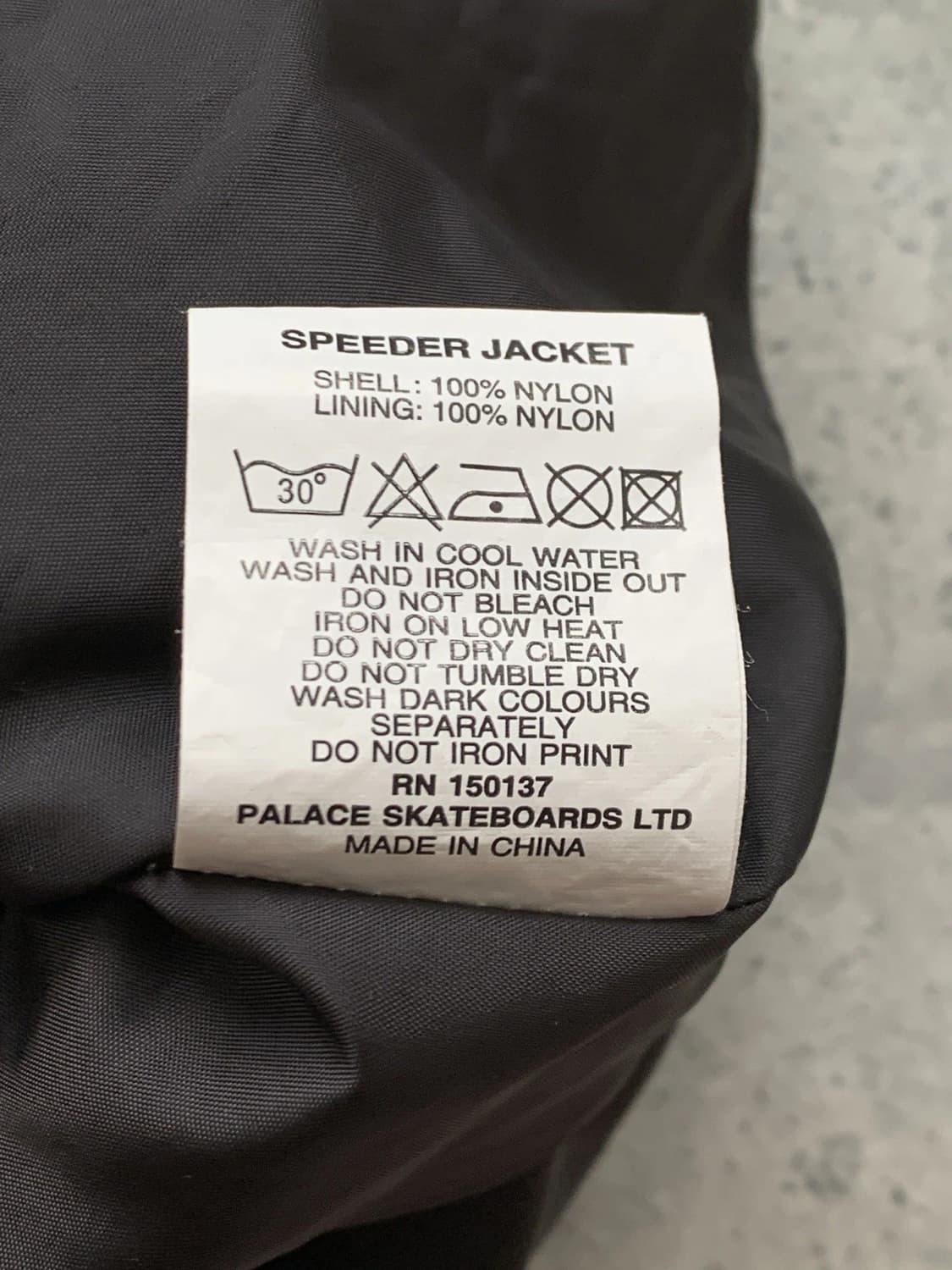 23SS 팔라스 스피더 자켓 블랙/그레이 상품이미지8