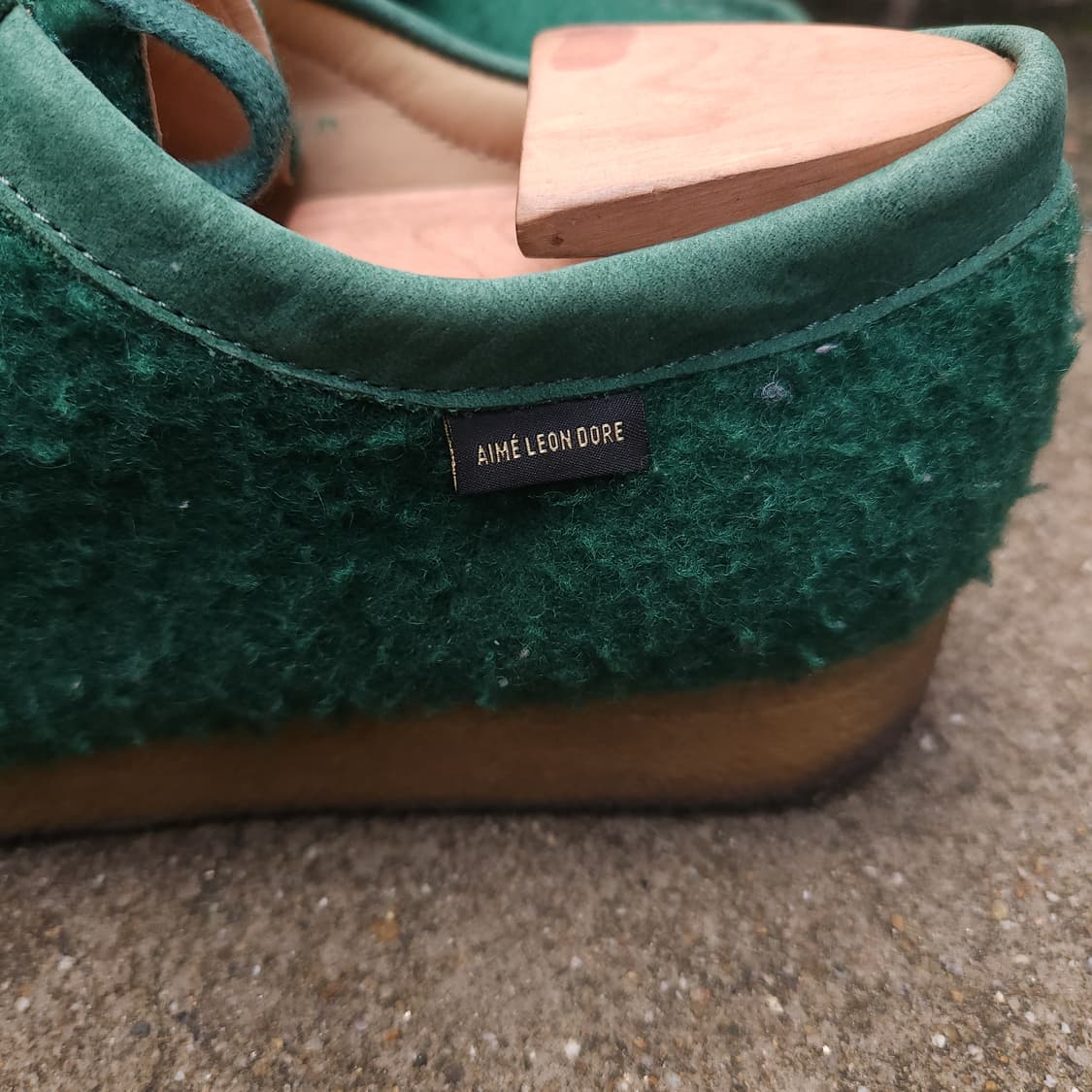 [260~265]클락스 x 에메 레온 도르 왈라비 카센티노 울 다크 그린 상품이미지5