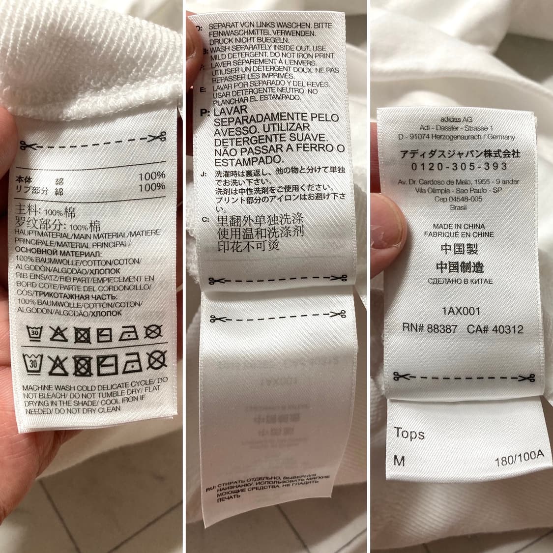 (거의 새것)아디다스 Y-3 19SS 백로고 맨투맨 100-105 상품이미지9