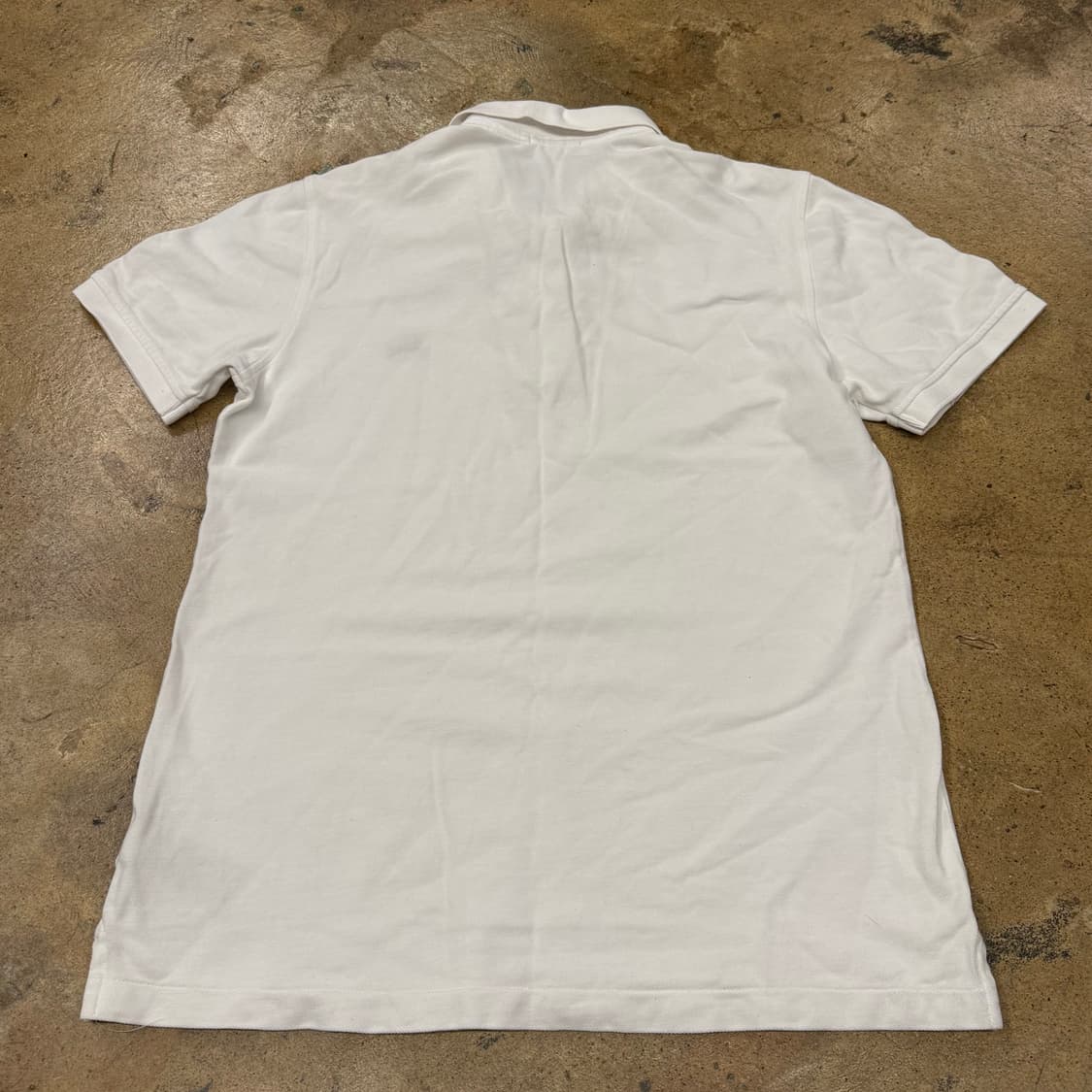 [정품/L] 버버리 화이트 반팔 폴로티 b16 상품이미지3