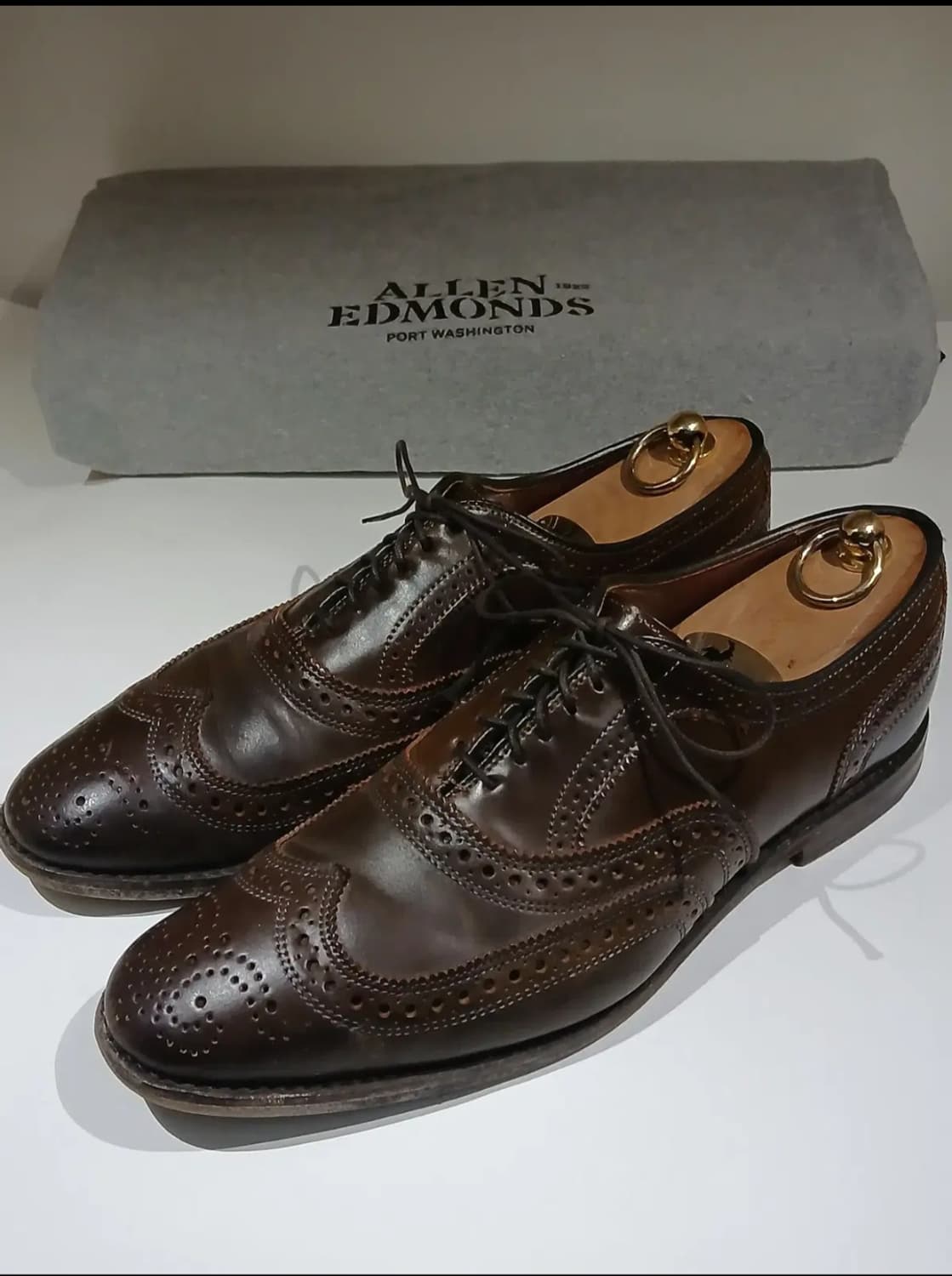 [판매]Allen Edmonds 알렌 에드먼즈 캠브리지 쉘코도반 윙팁 9 상품이미지3