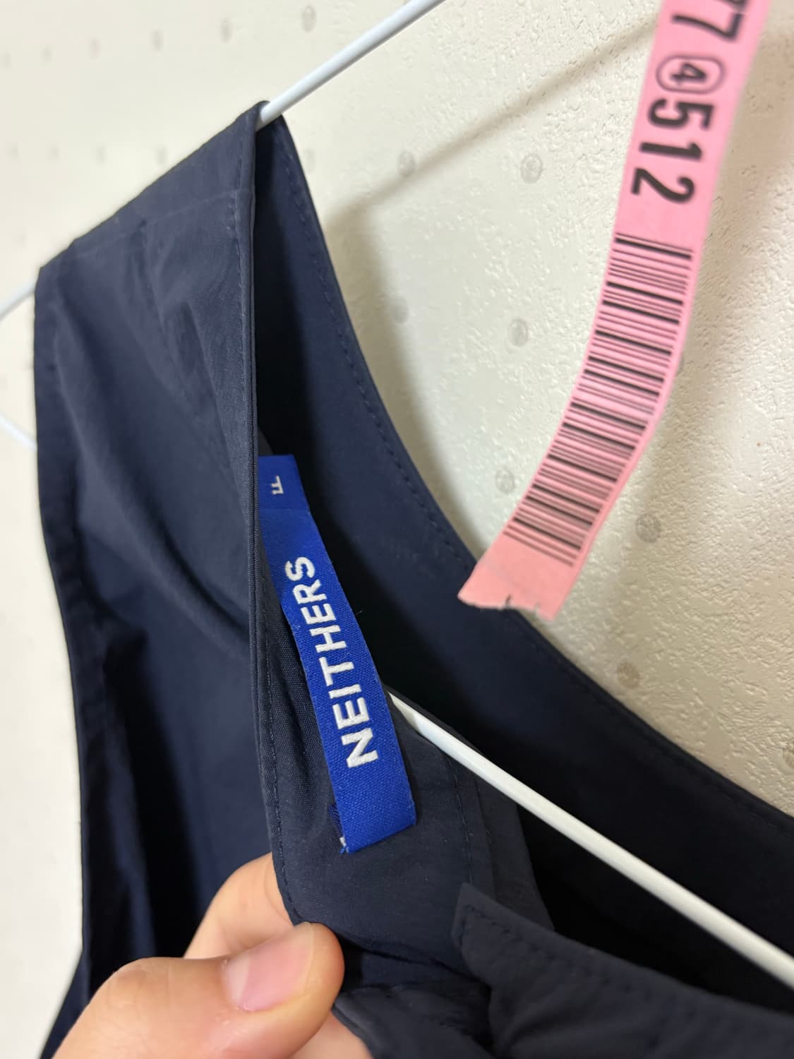 네이더스 네이비 원피스 판매해요/실착1회 상품이미지6