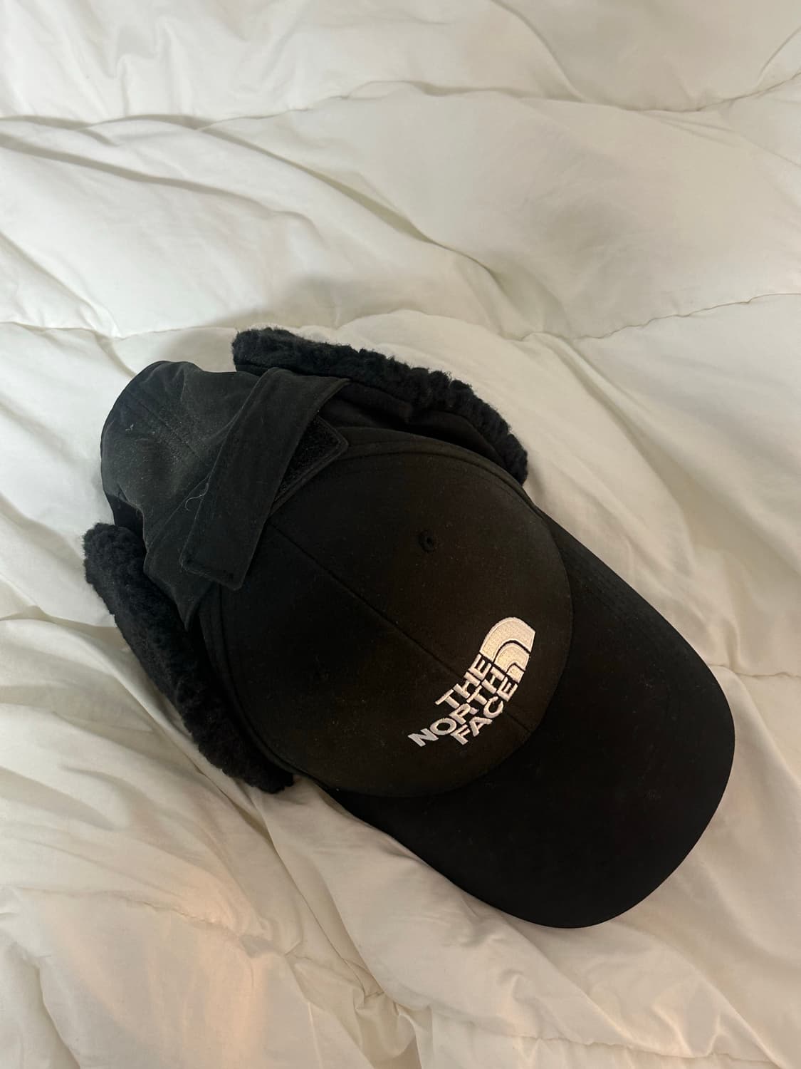 노스페이스 귀덮개 모자 블랙 상품이미지1