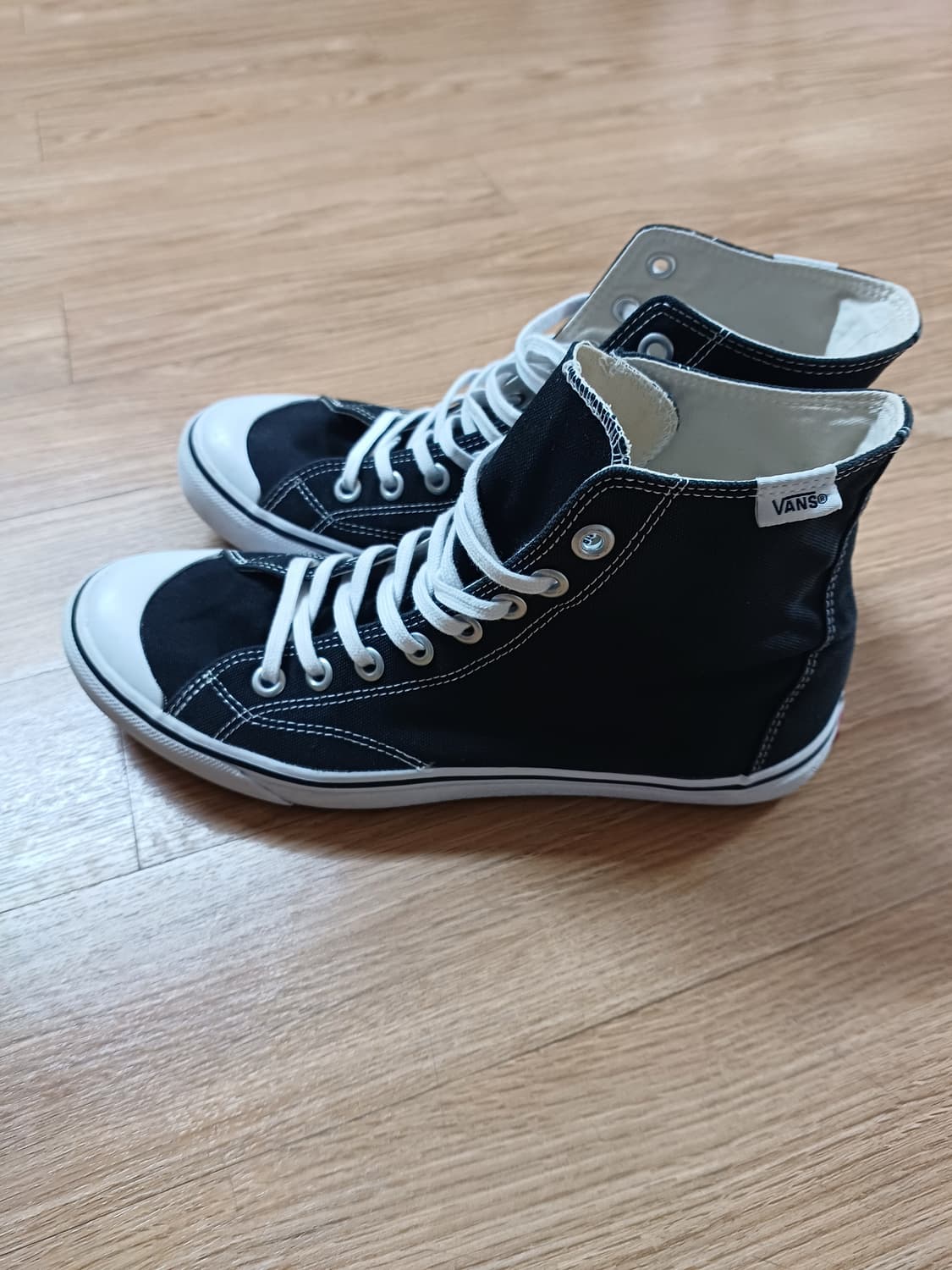 반스 블랙 캔버스 하이탑 270 vans 컨버스 척 275 상품이미지3