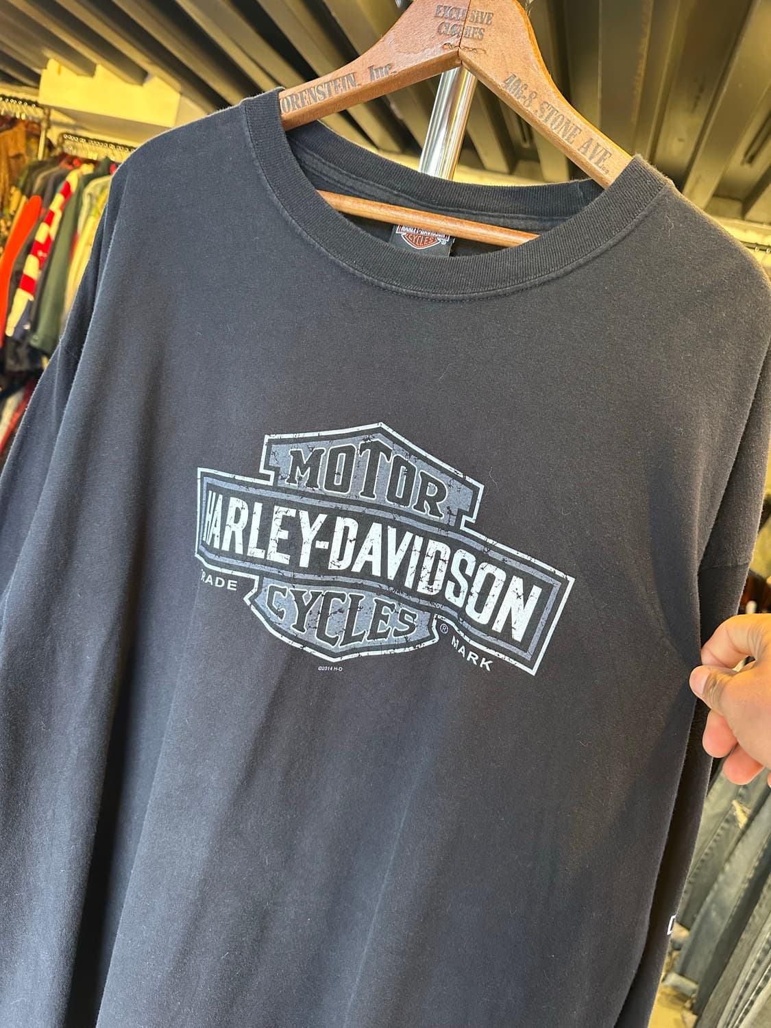 할리데이비슨 프린팅 롱슬리브 티셔츠 상품이미지4