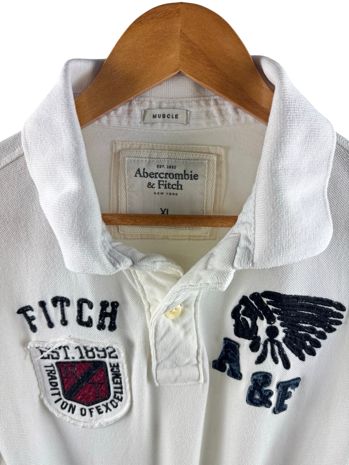 아베크롬비 인디언 패치 카라티셔츠2831 상품이미지3