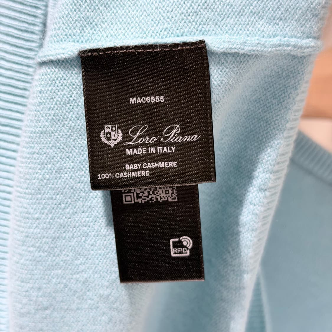 (A+/50) / 로로피아나 베이비 캐시미어 니트 스웨터 스카이 상품이미지7
