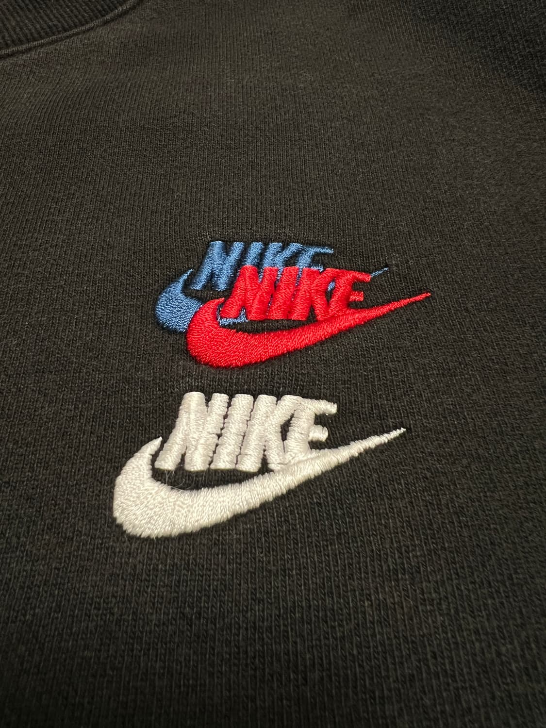 나이키 멀티 스우시 자수 맨투맨 블랙 / XXL 상품이미지3