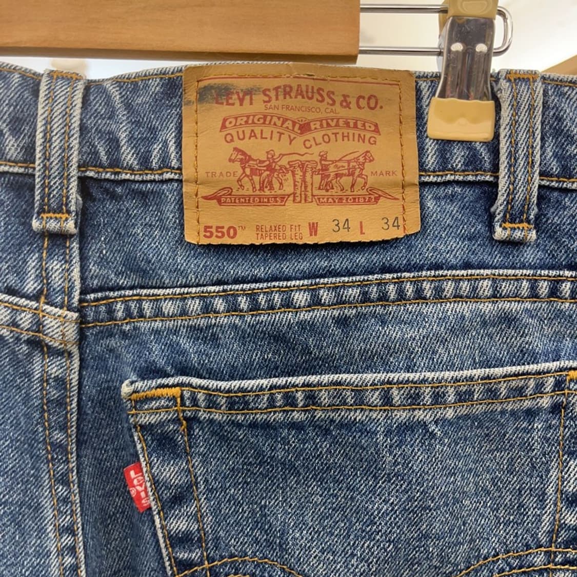 리바이스 550 올드스쿨 캐주얼 빈티지 데님팬츠 34인치 C07953 상품이미지5