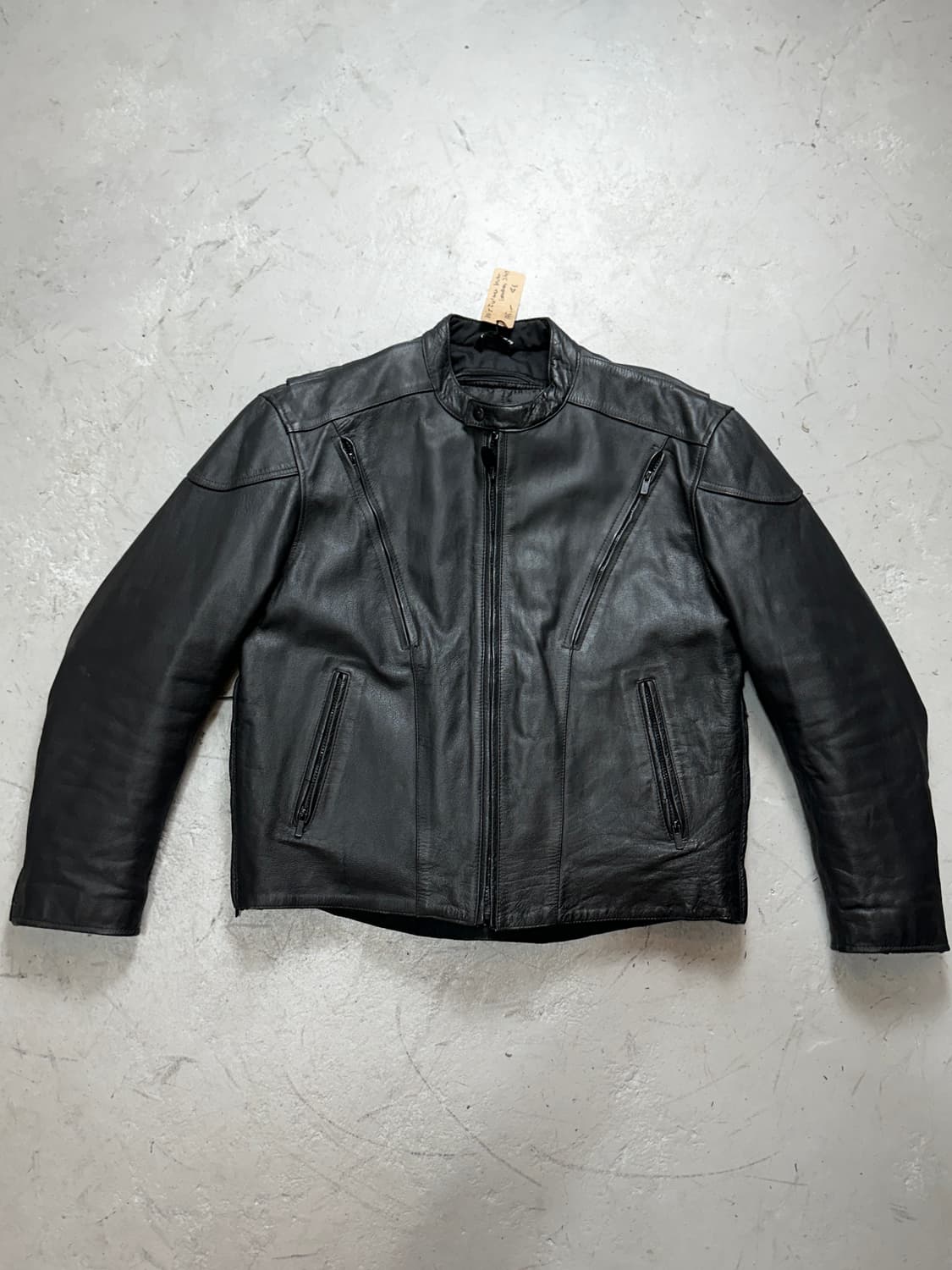 모터사이클 레더 아머 자켓 빈티지 레더 자켓 상품이미지1