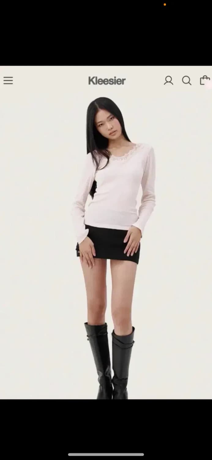 클리시어 크림도넛 화이트 Cream donuts long sleeve 상품이미지1