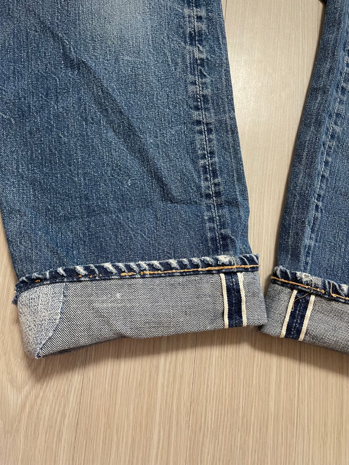(탑버튼2) 60s 리바이스 501 Big E 셀비지 데님 팬츠 상품이미지9