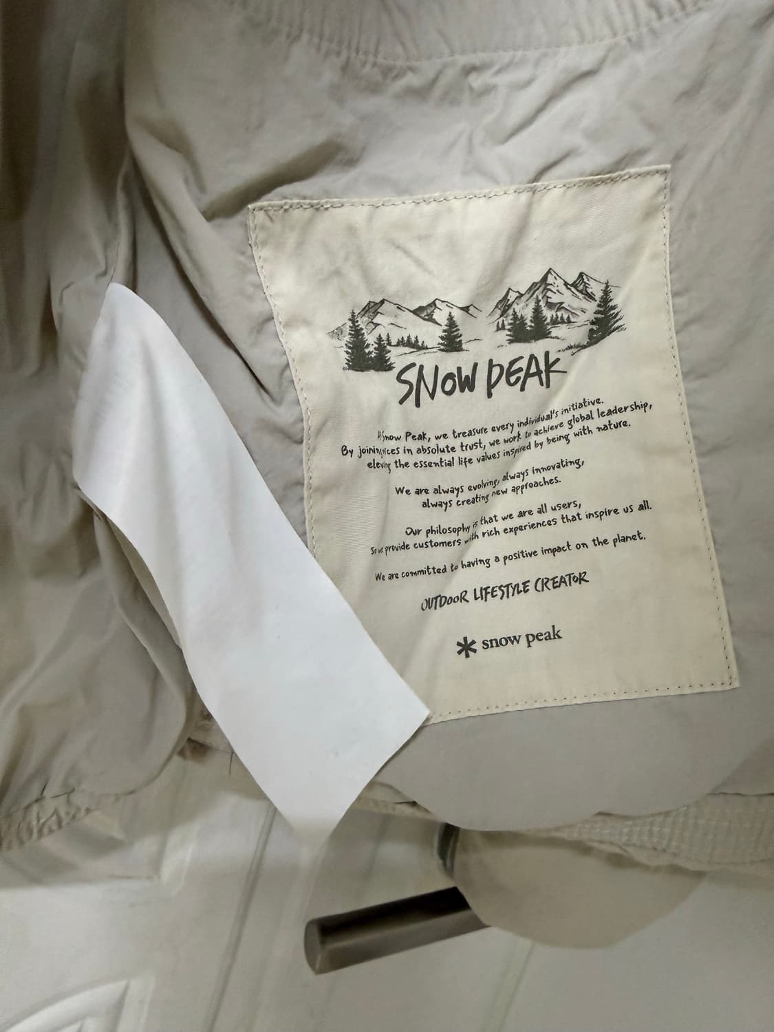 95사이즈 남성 스노우피크 덕다운 포켓다운자켓 상품이미지3