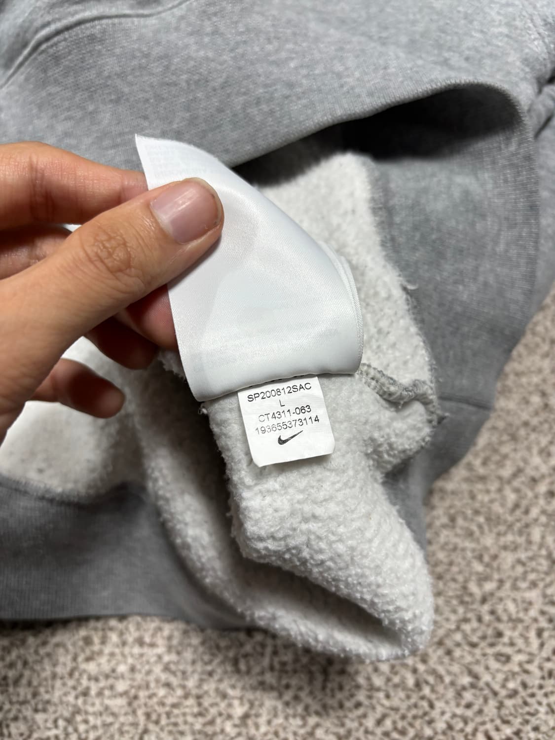 나이키스투시 나투시 스웻셔츠 맨투맨 L사이즈 상품이미지7