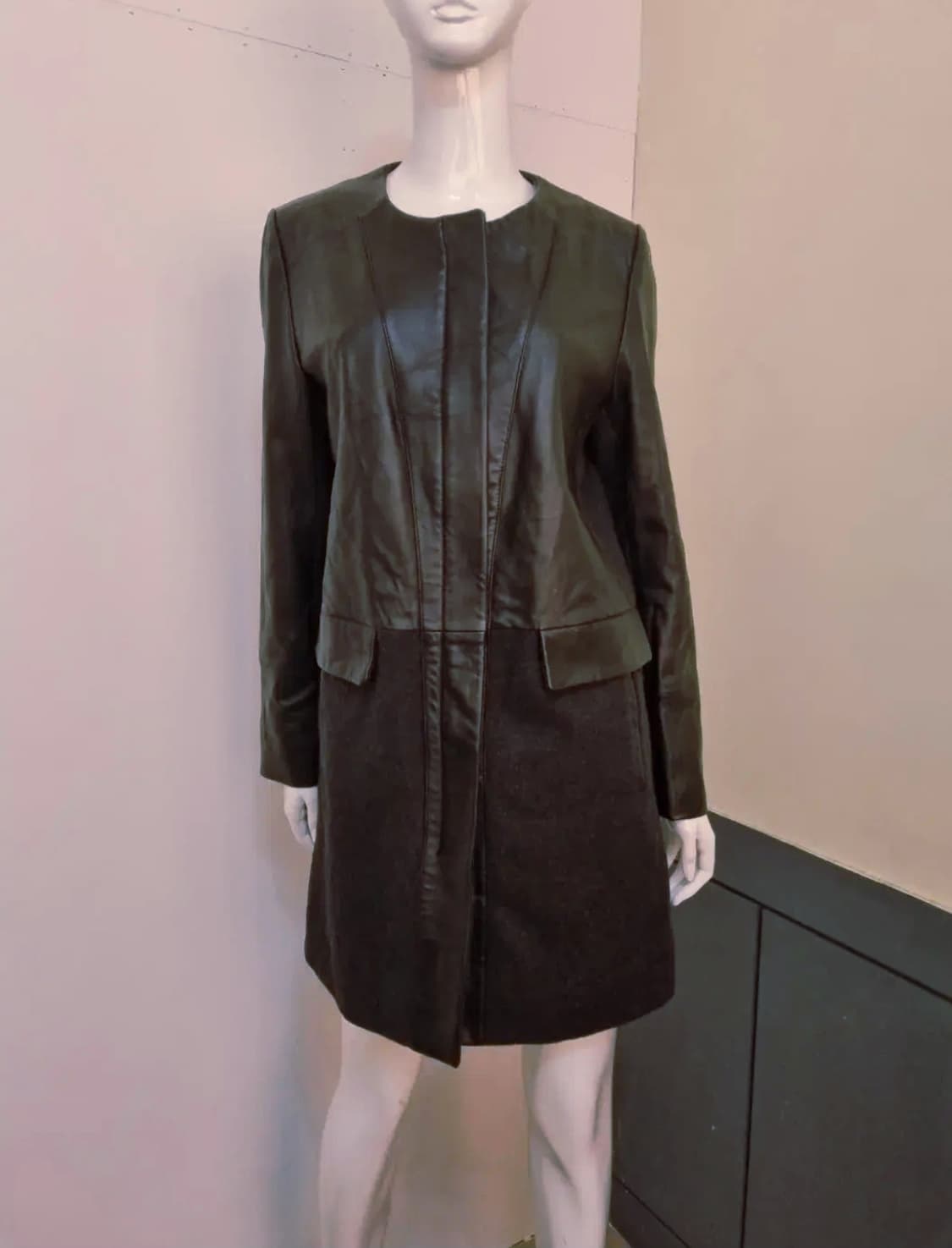 더블유베일 양가죽울콤비 집업자켓/여성77 상품이미지1