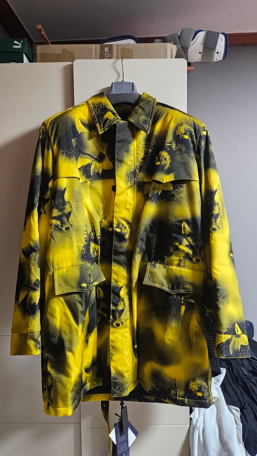 프라다 플로랄 아트프린트파카 자켓  롱패딩 prada 1천만원짜라 상품이미지2