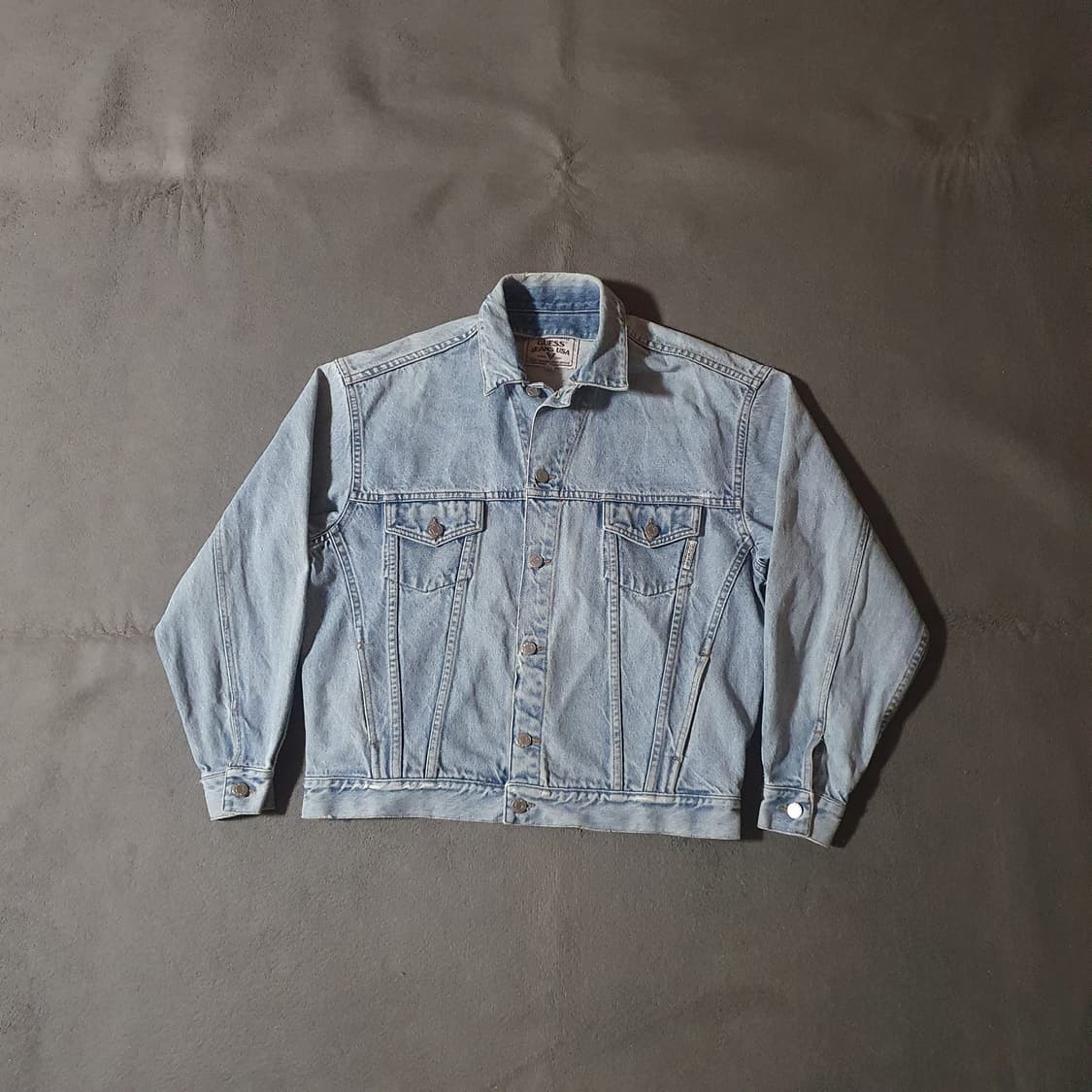 90s GUESS USA 게스 데님 트러커 자켓 M 상품이미지1